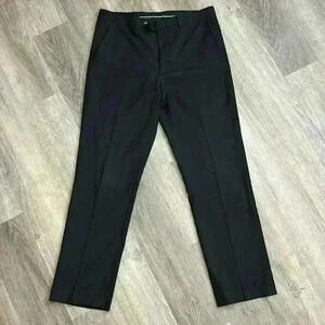 Greg Norman Men’s black flat front dress pants